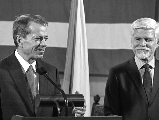 Czech president lands in Nebraska