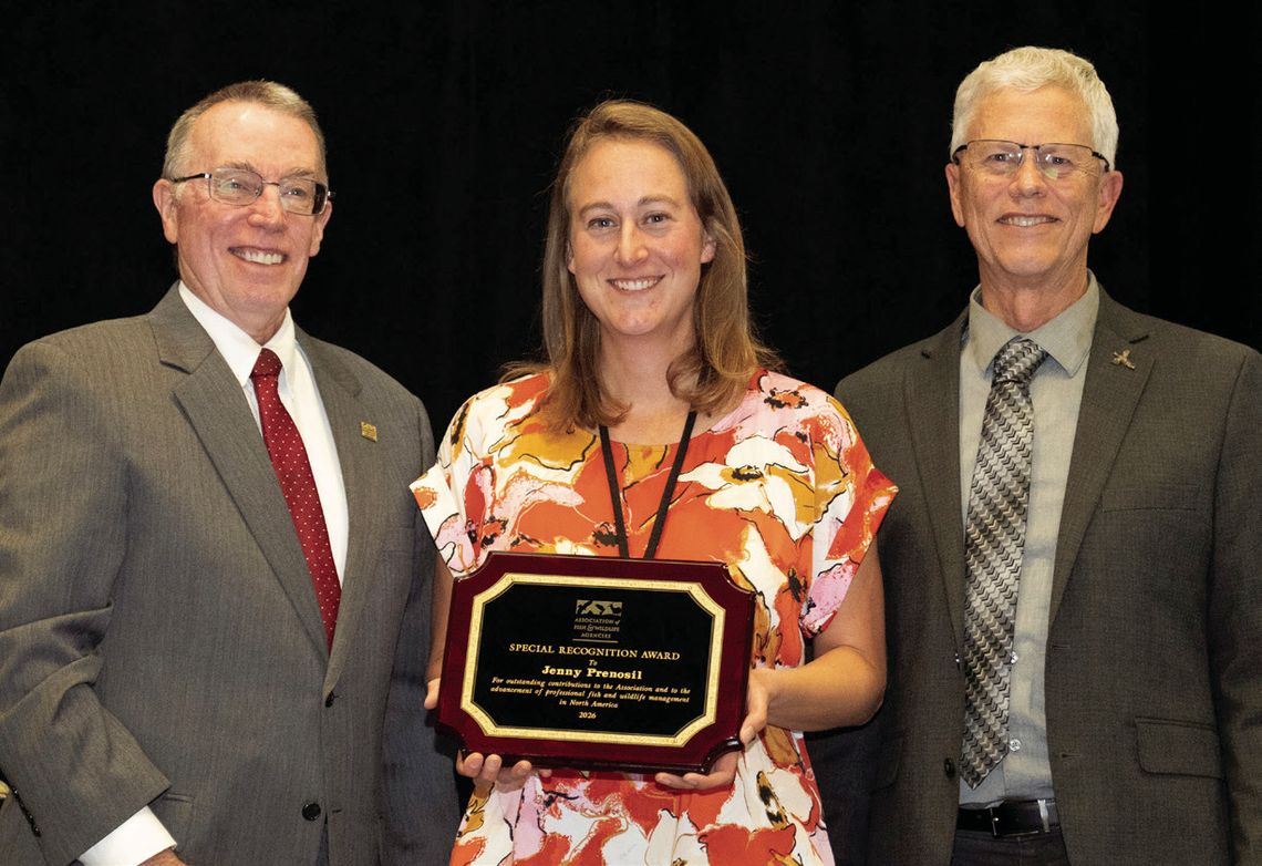 Prenosil honored with AWFA award Prenosil honored with AWFA award
